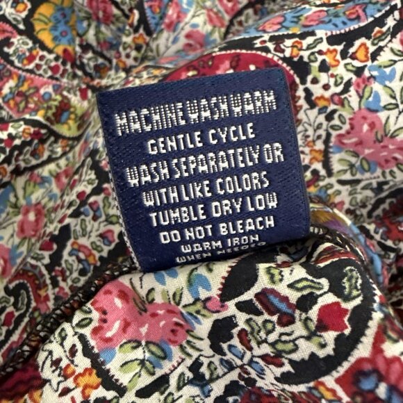 Robert Graham L Long Sleeve Shirt Button Up Paisley Multicolor Skull Crown - Picture 14 of 16